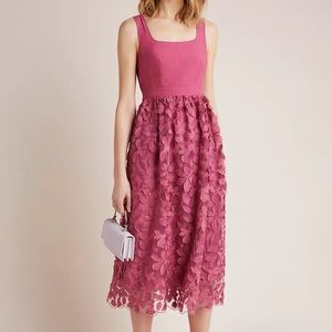 Maeve Virginia Textured Midi Dress